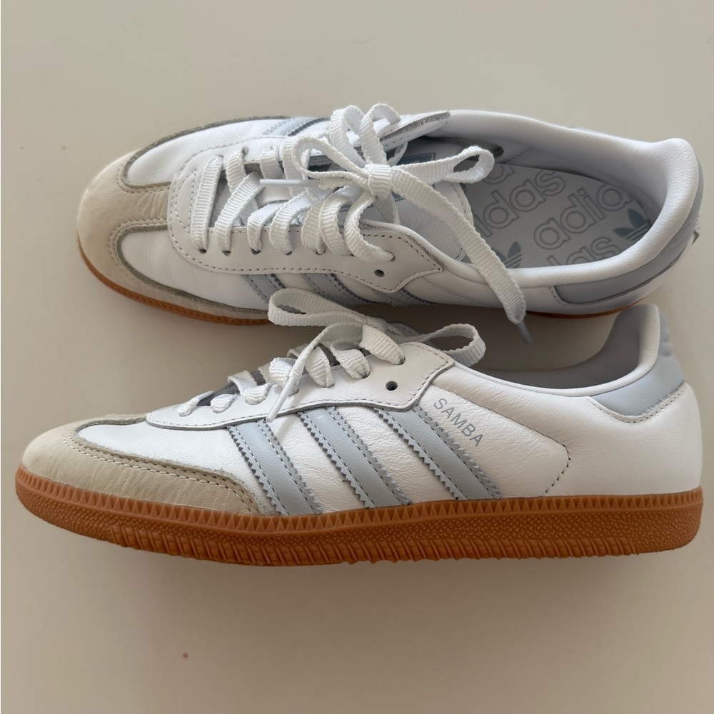 Adidas White and Gray Sneakers